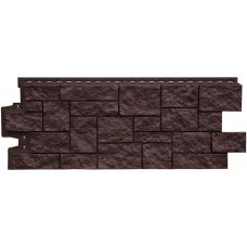 Фасадные панели Стандарт Дикий камень Шоколадный (Коричневый) от производителя  Grand Line по цене 440 р