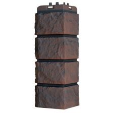 Угол наружный Колотый Камень Элит Трюфель (чёрный шов) от производителя  Grand Line по цене 625 р