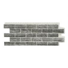 Фасадные панели Cостаренный кирпич Элит Гранит белый ШОВ