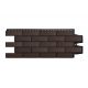 Фасадные панели Премиум клинкерный кирпич Шоколадный (шов RAL 9005) Фасадные панели Премиум клинкерный кирпич Шоколадный (шов RAL 9005)