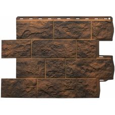 Фасадные панели (цокольный сайдинг)  Туф Иранский от производителя  Альта-профиль по цене 539 р