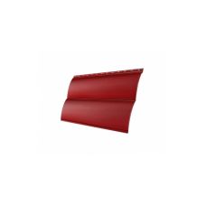Металлический сайдинг Блок-хау 0,45 PE с пленкой RAL 3011 Коричнево-красный от производителя  Grand Line по цене 755 р