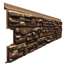 Фасадные панели - серия LUX ROCKY под камень Орех от производителя  Docke по цене 390 р