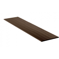 Фиброцементный сайдинг Одноцветный 190х3000х8мм КС 48 Жженая земля