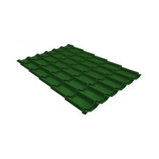 Металлочерепица классик 0,45 PE RAL 6002 лиственно-зеленый