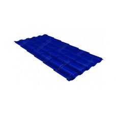 Металлочерепица кредо 0,45 PE RAL 5002 ультрамариново-синий от производителя  Grand Line по цене 636 р