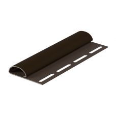 Финишная планка Элит для сайдинга, коричневая от производителя   по цене 330 р