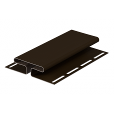 H-профиль Элит для сайдинга, коричневый от производителя   по цене 840 р