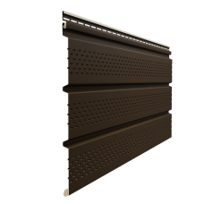 Софит Элит со сплошной перфорацией коричневый (темный дуб) от производителя   по цене 740 р
