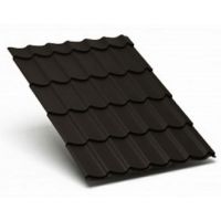 Металлочерепица Valori полиэстер 0,5 сталь RR 32 Тёмно-коричневый