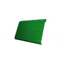 Металлический сайдинг Вертикаль (gofr) 0,5 Satin RAL 6029 Мятно-зеленый