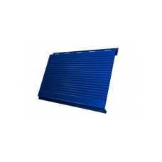 Металлический сайдинг Вертикаль (gofr) 0,45 PE RAL 5005 Сигнальный синий