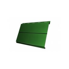 Металлический сайдинг Вертикаль (line) 0,45 PE RAL 6002 Лиственно-зеленый