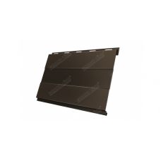 Металлический сайдинг Вертикаль (prof) 0,45 Drap RR 32 Темно-коричневый
