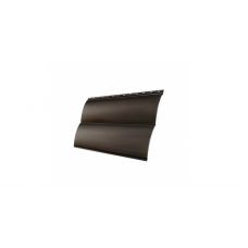 Металлический сайдинг Блок-хаус new 0,5 Quarzit RR 32 Темно-коричневый