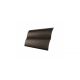 Металлический сайдинг Блок-хаус new 0,5 Стальной бархат RR 32 Темно-коричневый