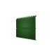 Металлический сайдинг ЭкоБрус Gofr 0,45 PE с пленкой RAL 6002 Лиственно-зеленый