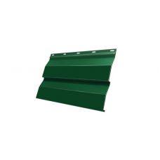 Металлический сайдинг Корабельная Доска 0,5 Quarzit RAL 6005 Зеленый мох от производителя  Grand Line по цене 1 174 р