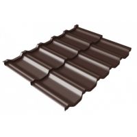 Металлочерепица модульная квинта Uno c 3D резом 0,5 Satin Мatt RAL 8017 шоколад Металлочерепица модульная квинта Uno c 3D резом 0,5 Satin Мatt RAL 8017 шоколад