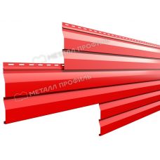 Металлический сайдинг МП СК-14х226 (ПЭ-01-3020-0.45) Красный насыщенный