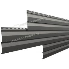 Металлический сайдинг МП СК-14х226 (PURMAN-20-7024-0.5) Серый графит