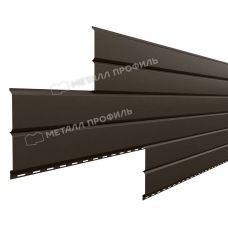 Металлический сайдинг Lбрус-15х240 (ПРМ-03-RR32-0.5) Темно-коричневый