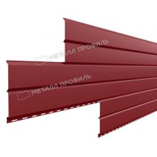 Металлический сайдинг Lбрус-15х240 (PURMAN-20-3011-0.5) Коричнево-красный от производителя  Металл Профиль по цене 1 300 р