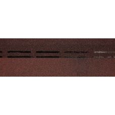 Коньково-карнизная черепица PIE STANDARD - Красный