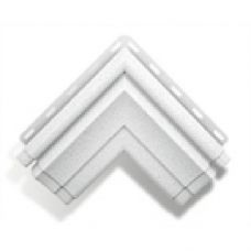 Угол наличника Модерн Альта Декор (отделочные элементы) Белый от производителя  Альта-профиль по цене 301 р