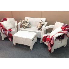 Диван и кресла Terrace Set Белый от производителя  Мебель Yalta по цене 23 500 р