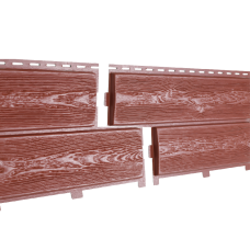 Фасадная панель Хокла Color - Брусника от производителя  Ю-Пласт по цене 397 р