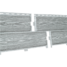 Фасадная панель Хокла Винтаж - Пепел от производителя  Ю-Пласт по цене 397 р