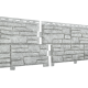 Фасадная панель Стоун Хаус Сланец Светло серый