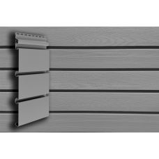 Виниловый сайдинг Архитектурный планкен Standart Серый от производителя  Grand Line по цене 394 р