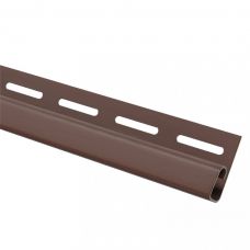 Финишная планка (завершающая полоса) коричневая для сайдинга от производителя  Россия по цене 230 р