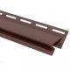 Внутренний угол коричневый для винилового сайдинга Внутренний угол коричневый для винилового сайдинга