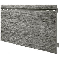 Виниловый сайдинг панель одинарная Kerrafront Wood Design - Silver Grey
