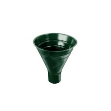 Воронка водосборная Зеленый (RAL 6005) от производителя  МеталлПрофиль по цене 1 775 р