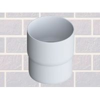 Муфта трубы Белая