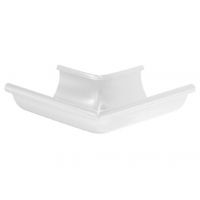 Угол желоба, наружный 90° RAL 9003 Белый 125/90