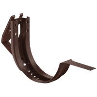 Крюк крепления желоба короткий регулируемый RAL 8017 Коричневый matt 150/100 Крюк крепления желоба короткий регулируемый RAL 8017 Коричневый matt 150/100