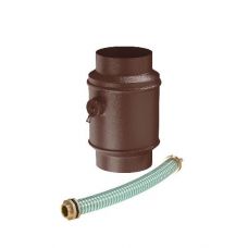 Водосборник цилиндрический в комплекте RAL 8017 Коричневый matt 150/100 от производителя  Aquasystem по цене 23 960 р