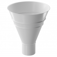 Воронка водосборная круглая ПЛОМБИР (RAL 9010)