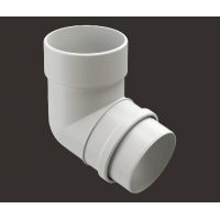 Колено 72˚ Lux ПВХ Пломбир Колено 72˚ Lux ПВХ Пломбир